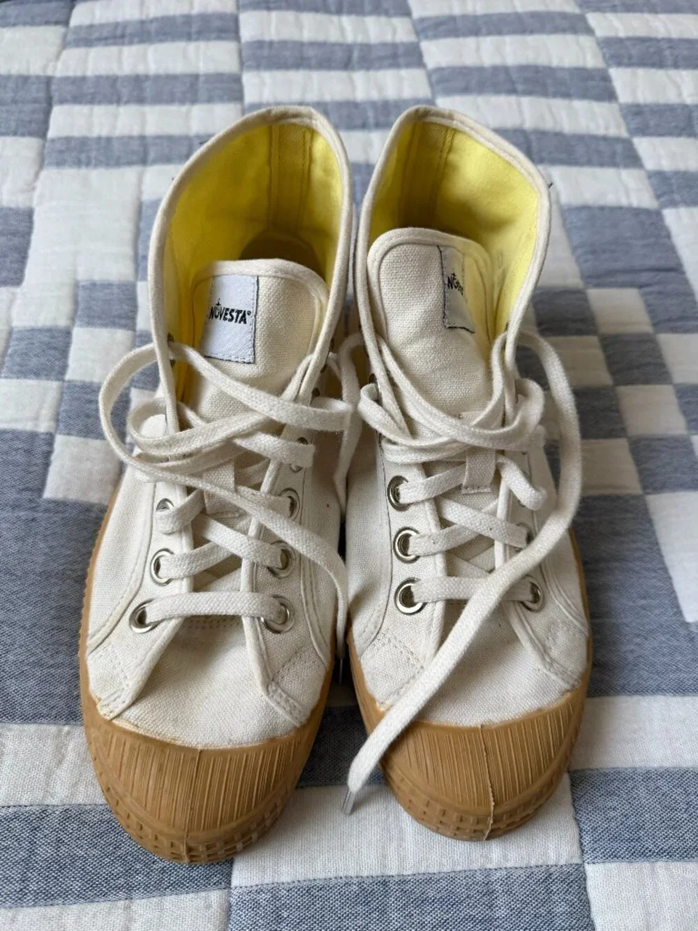 Novesta Star Dribble Sneaker, Cream, EU 37, US 6.5
